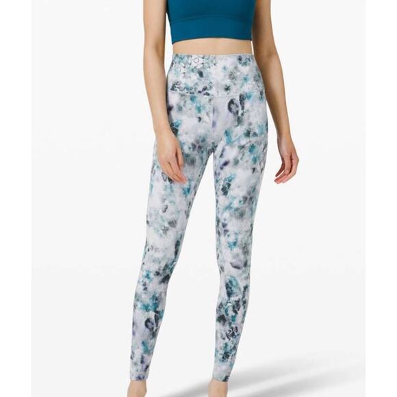 NWT Lululemon Align HR Pant 28” Kaleidoscope Floral Sz 2 - Picture 1 of 12